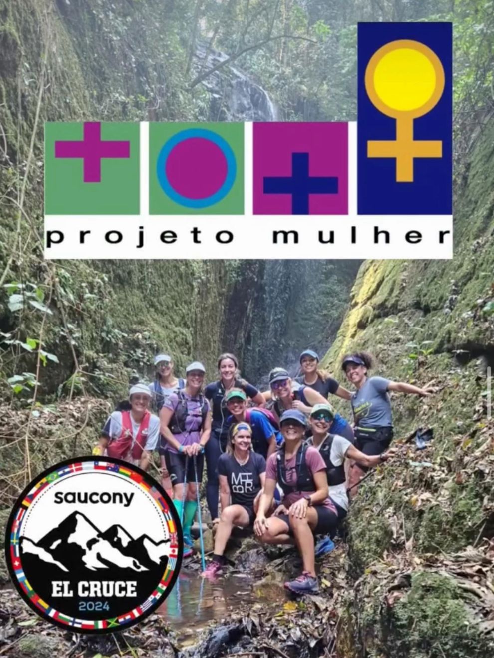 Grupo Projeto Mulher no El Cruce — Cordilheira dos Andes
