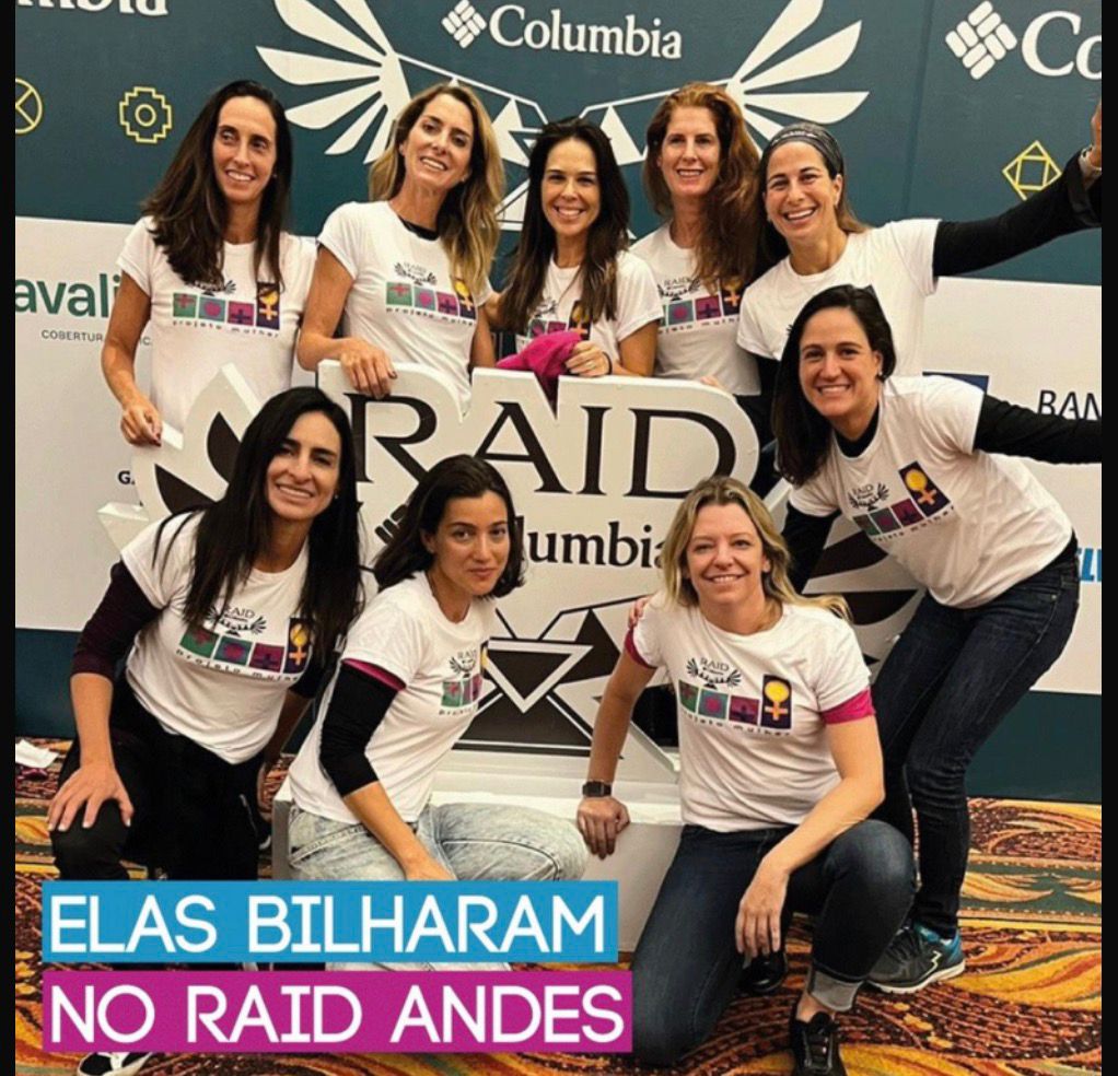 Grupo Projeto Mulher no Raid Columbia — 61km